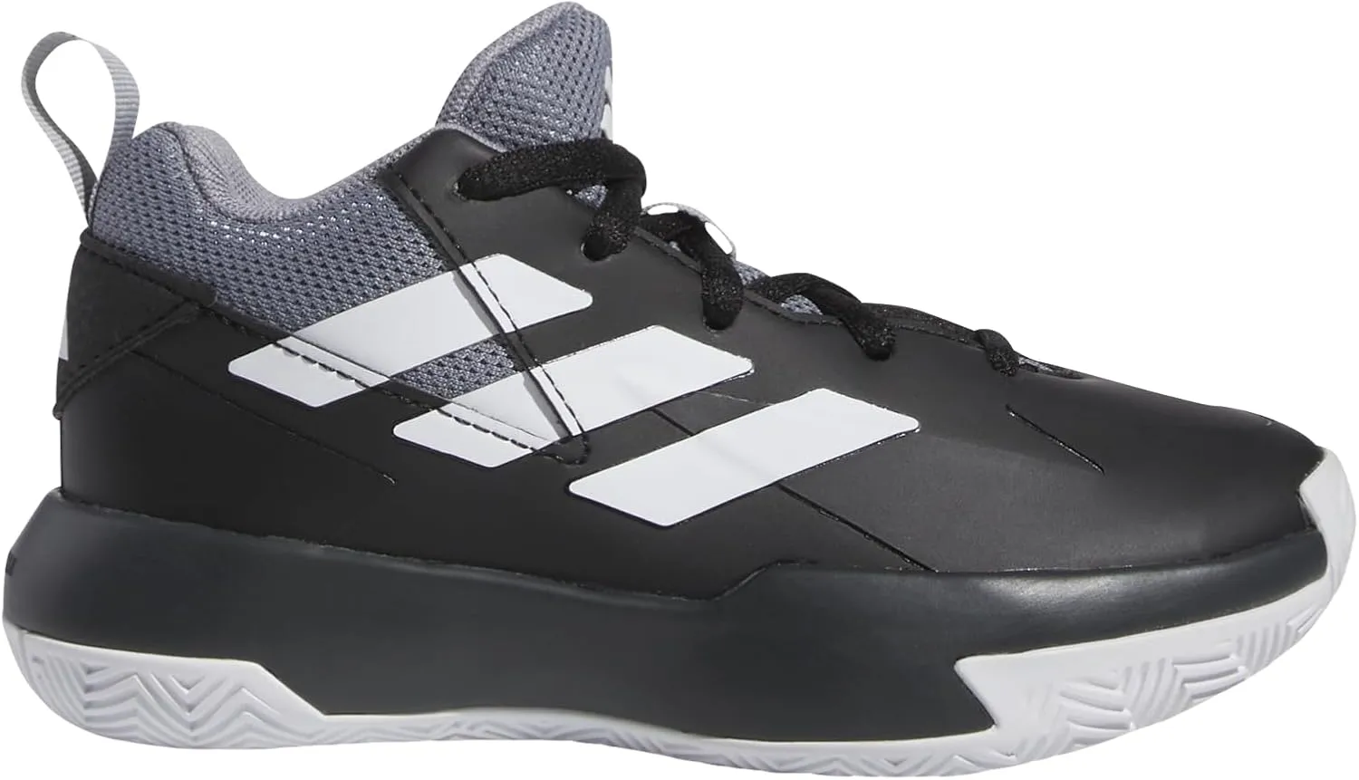 adidas Cross Em Up Select (Toddler/Little Kid) Core Black/Footwear White/Grey Three 10.5 Little Kid M