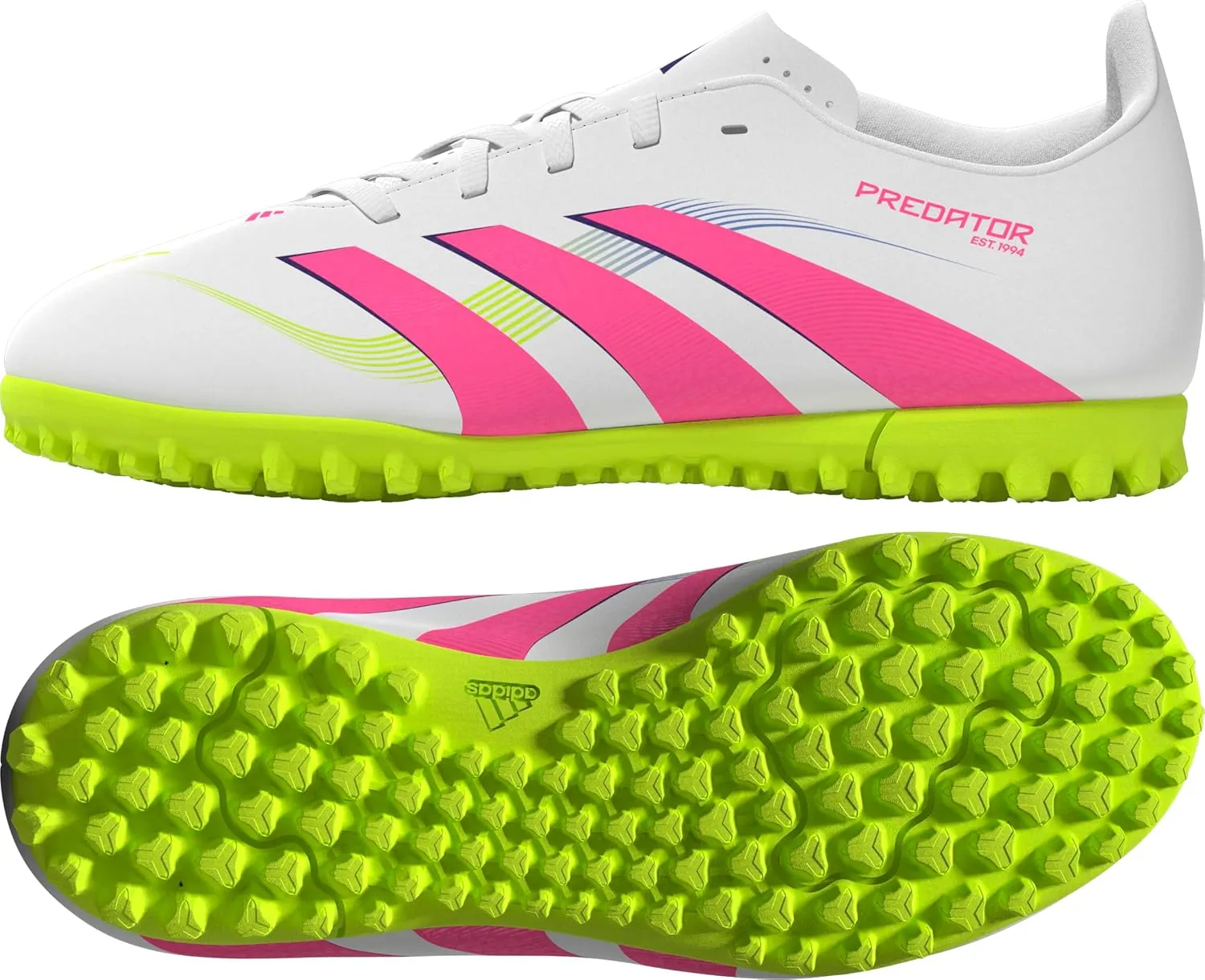 adidas Unisex-Child Club Predator Turf Soccer Cleats (Little Big Kid) Sneaker