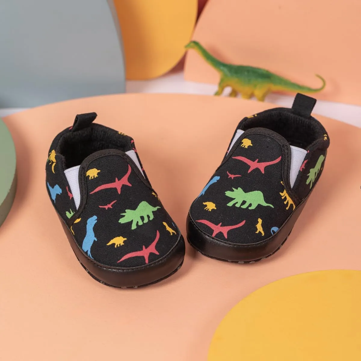 Baby Boys Girls Canvas Shoes Non-Slip Soft Sole Slip-on Newborn Infant Toddler Sneakers