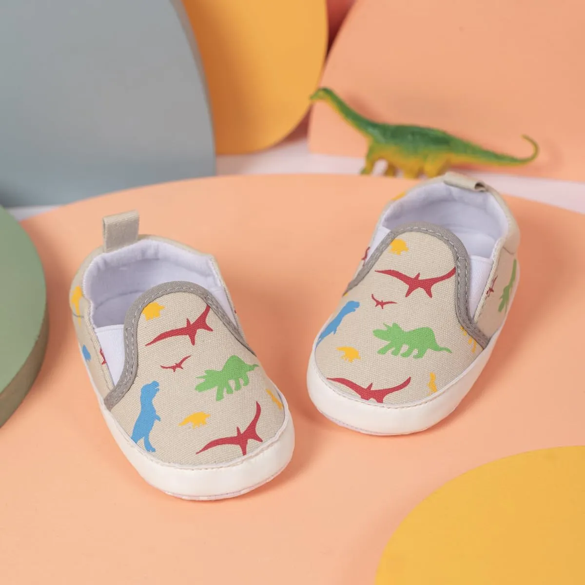 Baby Boys Girls Canvas Shoes Non-Slip Soft Sole Slip-on Newborn Infant Toddler Sneakers