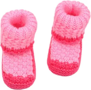 Baby Boys Girls ink Booties Newborn Infant Hand Knitting Crochet Toddler Cozy Shoes Non Slip rib Winter Booties