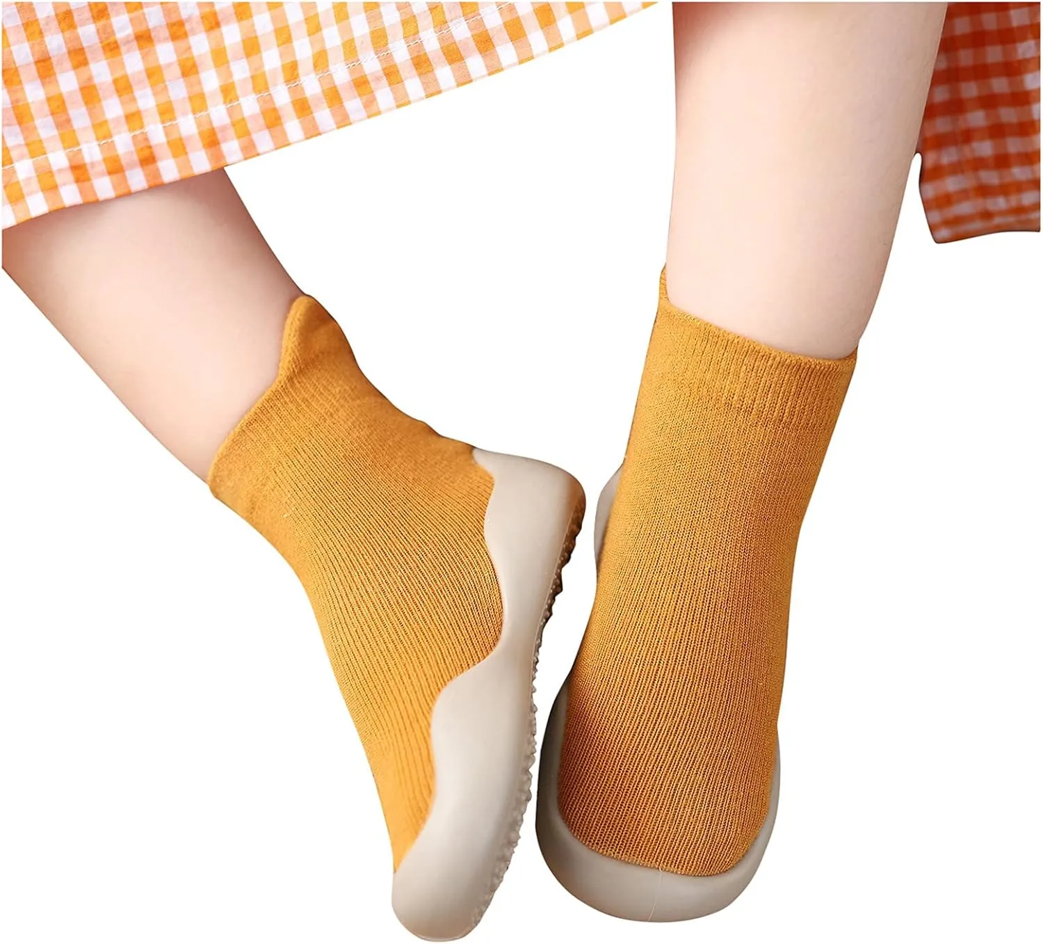 Baby First Walking Shoes,0-4 Years Toddler Boys Girls Walkers Shoes Indoor Solid Soft Casual Elastic Socks Shoes
