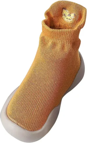 Baby First Walking Shoes,0-4 Years Toddler Boys Girls Walkers Shoes Indoor Solid Soft Casual Elastic Socks Shoes