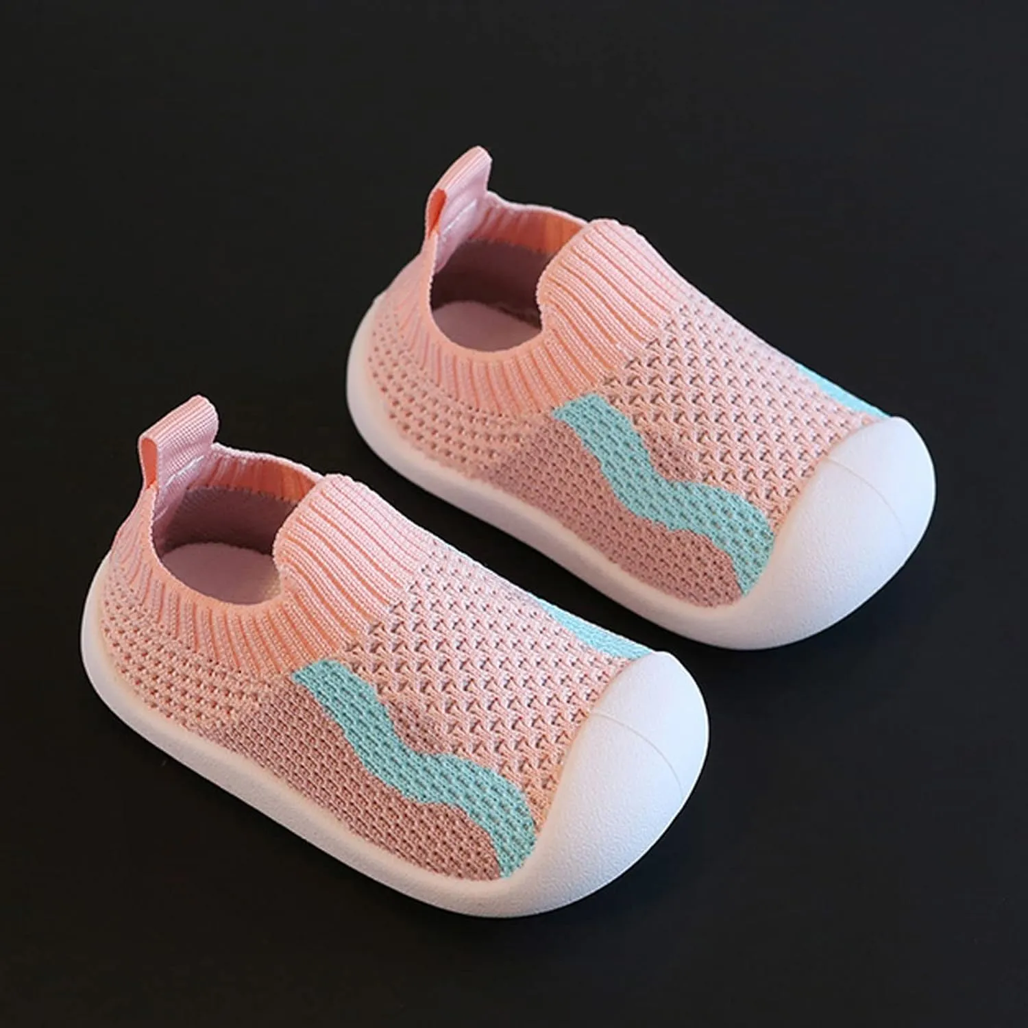 Baby Girl Shoes Girls Boys Kids Leisure Shoes Mesh Soft Bottom Breathable Slip On Sport Shoes Socks Youth Shoes