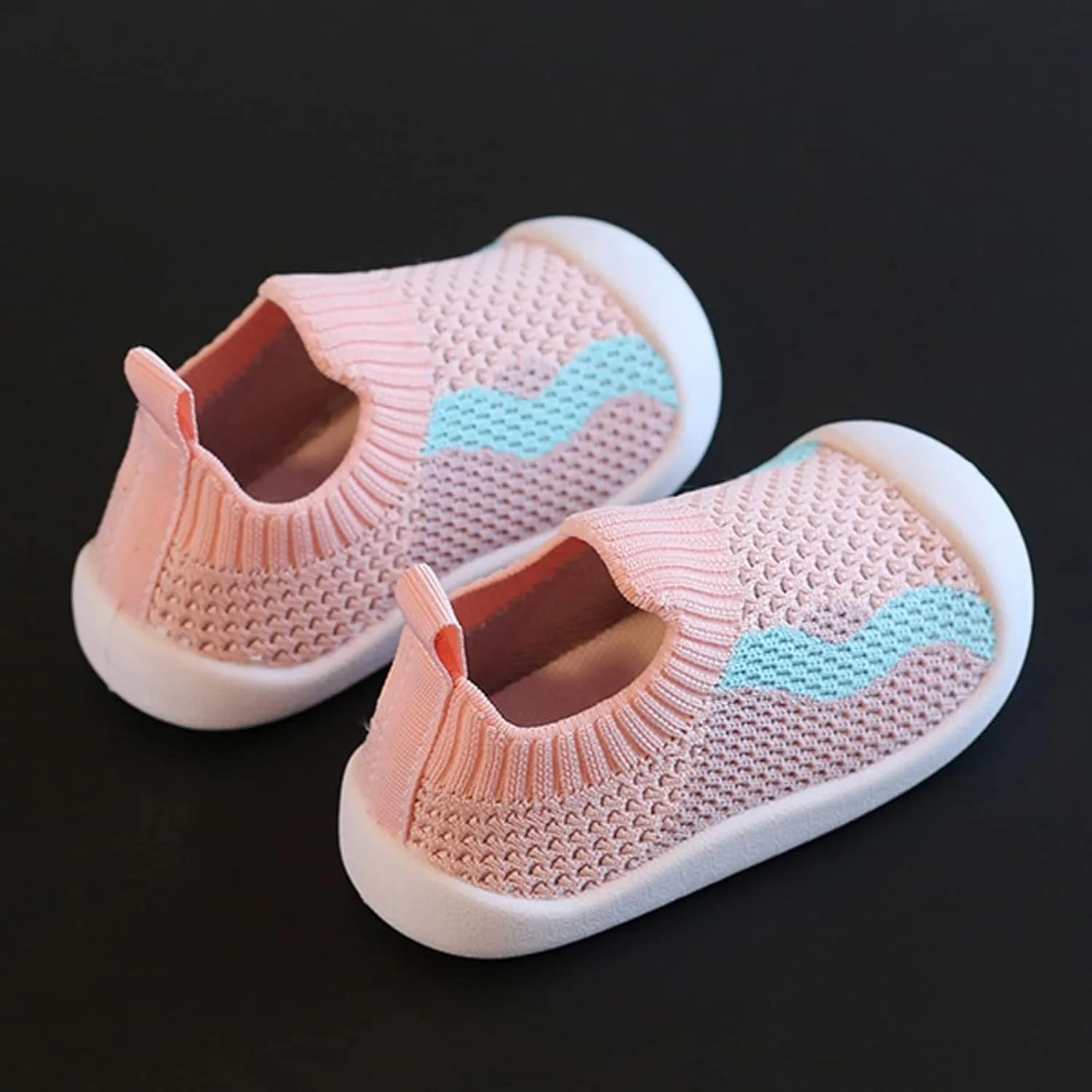 Baby Girl Shoes Girls Boys Kids Leisure Shoes Mesh Soft Bottom Breathable Slip On Sport Shoes Socks Youth Shoes