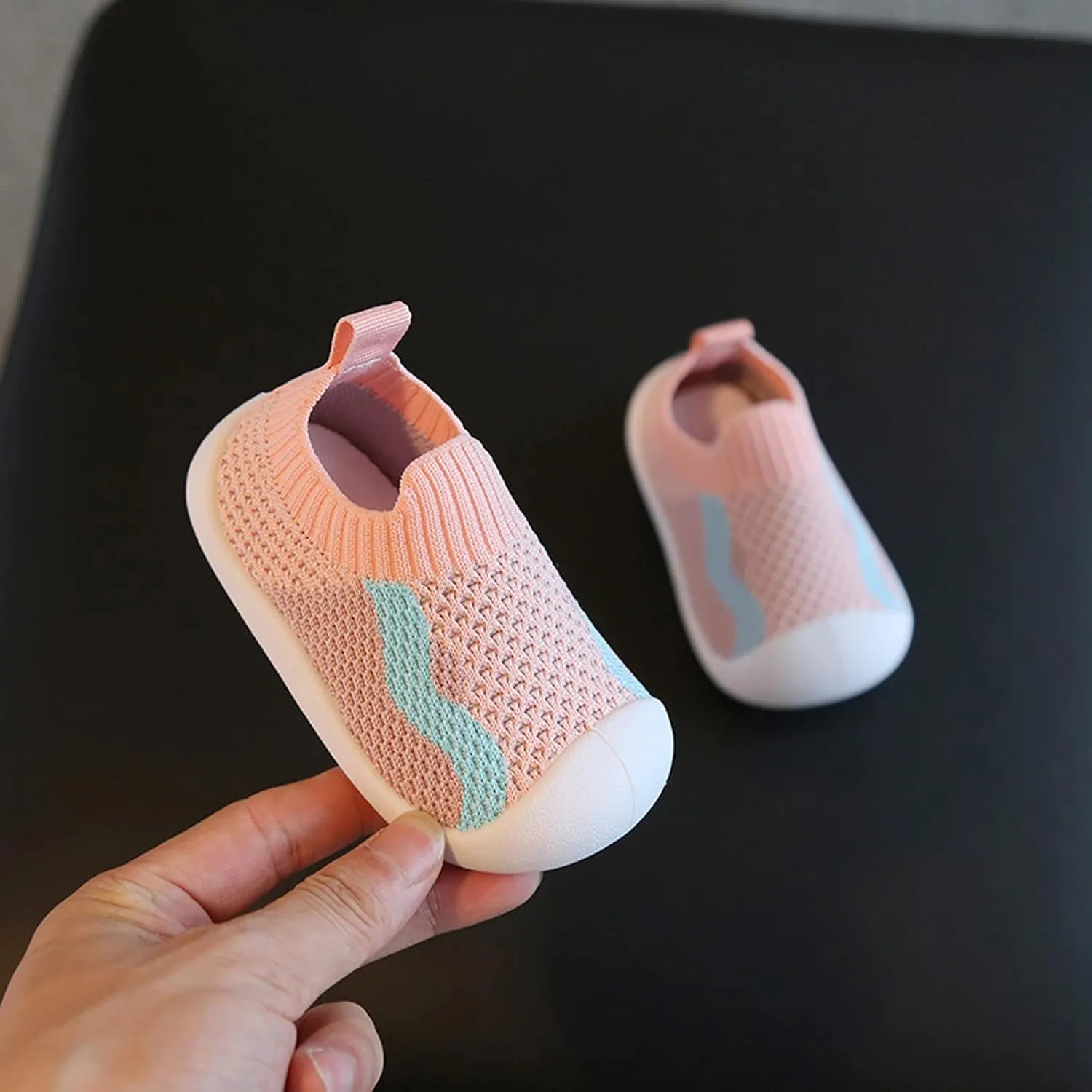 Baby Girl Shoes Girls Boys Kids Leisure Shoes Mesh Soft Bottom Breathable Slip On Sport Shoes Socks Youth Shoes