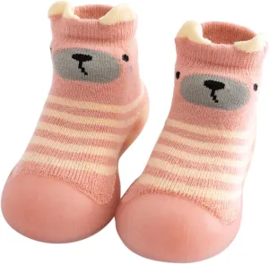 Baby Girl Shoes,Kids Toddler Baby Boys Girls Solid Warm Knit Soft Sole Rubber Shoes Sock Slipper Stocking Girls Shoes
