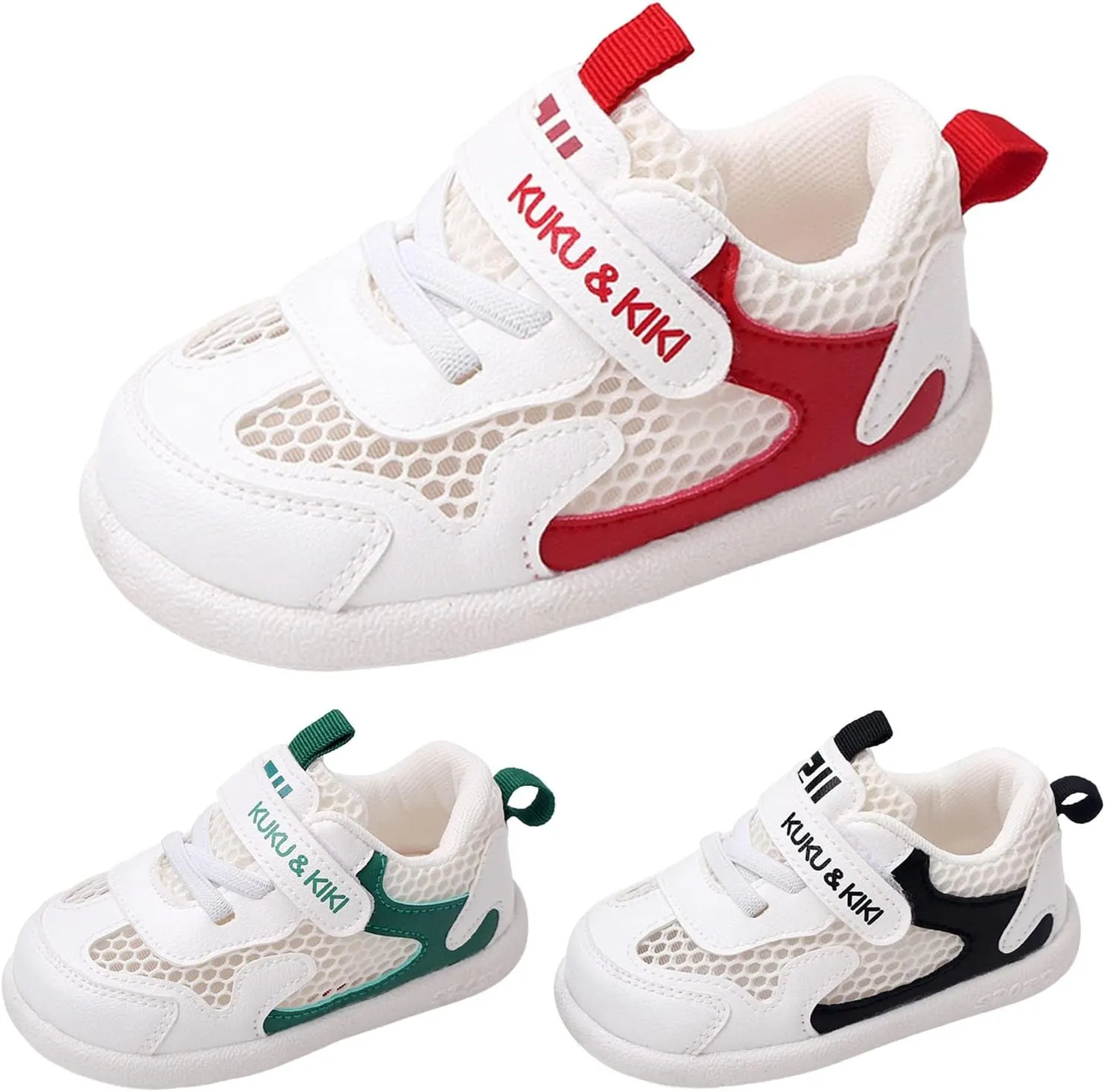 Baby Shoes Toddler Boys Girls Lightweight Fashion Shoes Kids Non-Slip Breathable Slip on Sneakers Tennis Shoes