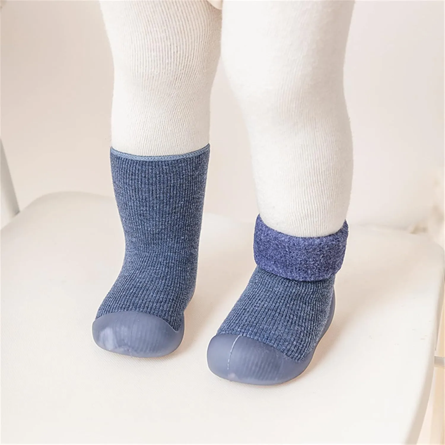 Baby Shoes,Infant Boys Girls Socks Shoes Toddler Fleece WarmThe Floor Socks Non Slip Prewalker Shoes Work Shoes