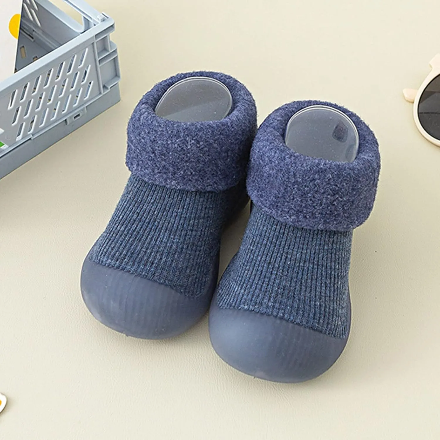 Baby Shoes,Infant Boys Girls Socks Shoes Toddler Fleece WarmThe Floor Socks Non Slip Prewalker Shoes Work Shoes
