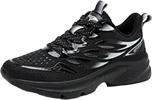 Basketball Shoes for MenPlatform Sneakers for Women Fashion Black Loafers Women Comfortable Slip On Soft Sole Christmas Shoes for Women Round Toe Slip On Casual