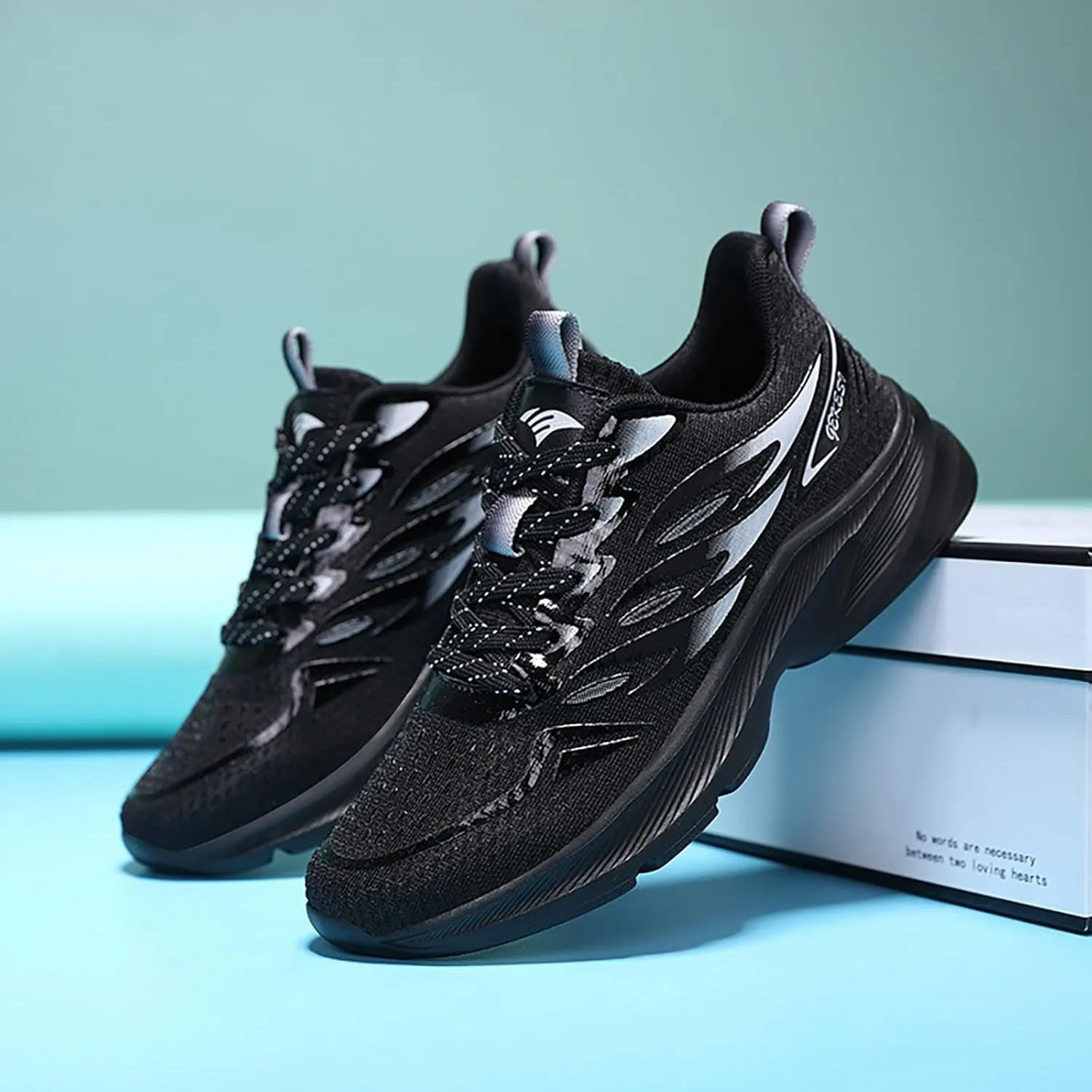 Basketball Shoes for MenPlatform Sneakers for Women Fashion Black Loafers Women Comfortable Slip On Soft Sole Christmas Shoes for Women Round Toe Slip On Casual
