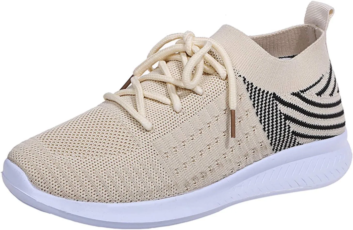Black Running Sneakers for Women Slip Resistant Women's Black Work Shoes Size 9 Black Lace Up Workout Shoes Women Wide Width Platform Sneaker for Women Sneakers Slip On Zapatos Comodos Para Mujer