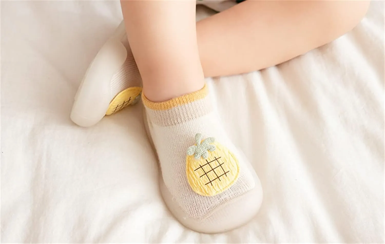 Boy Girl Baby Sock Shoes,0-3 Years Newborn Baby Boys Girls Sock Shoes Cute Cartoon First Walking Shoes Prewalker