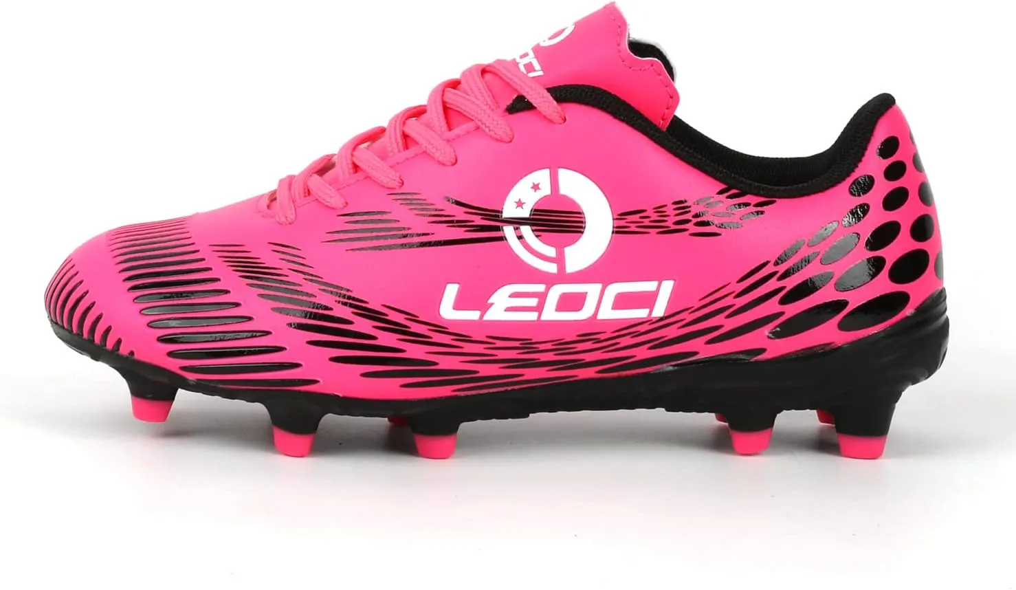Boys Girls Firm Ground Soccer Cleats Kids Athletic Outdoor/Indoor Football Shoes