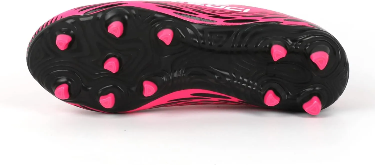 Boys Girls Firm Ground Soccer Cleats Kids Athletic Outdoor/Indoor Football Shoes