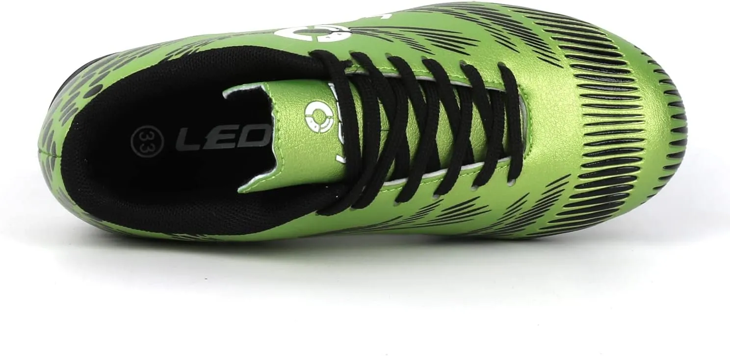 Boys Girls Firm Ground Soccer Cleats Kids Athletic Outdoor/Indoor Football Shoes