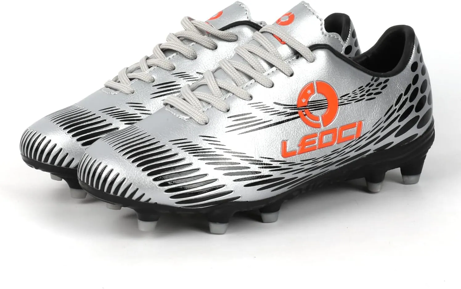 Boys Girls Firm Ground Soccer Cleats Kids Athletic Outdoor/Indoor Football Shoes