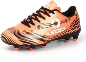 Boys Girls Firm Ground Soccer Cleats Kids Athletic Outdoor/Indoor Football Shoes