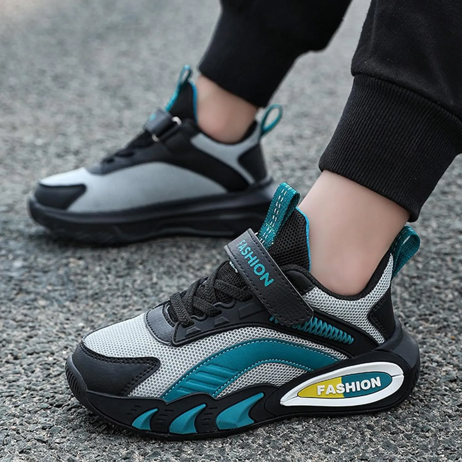 Boys Girls Lightweight Breathable Running Shoes Outdoor Hiking Tennis Athletic Basketball Shoes for Kid Girls and