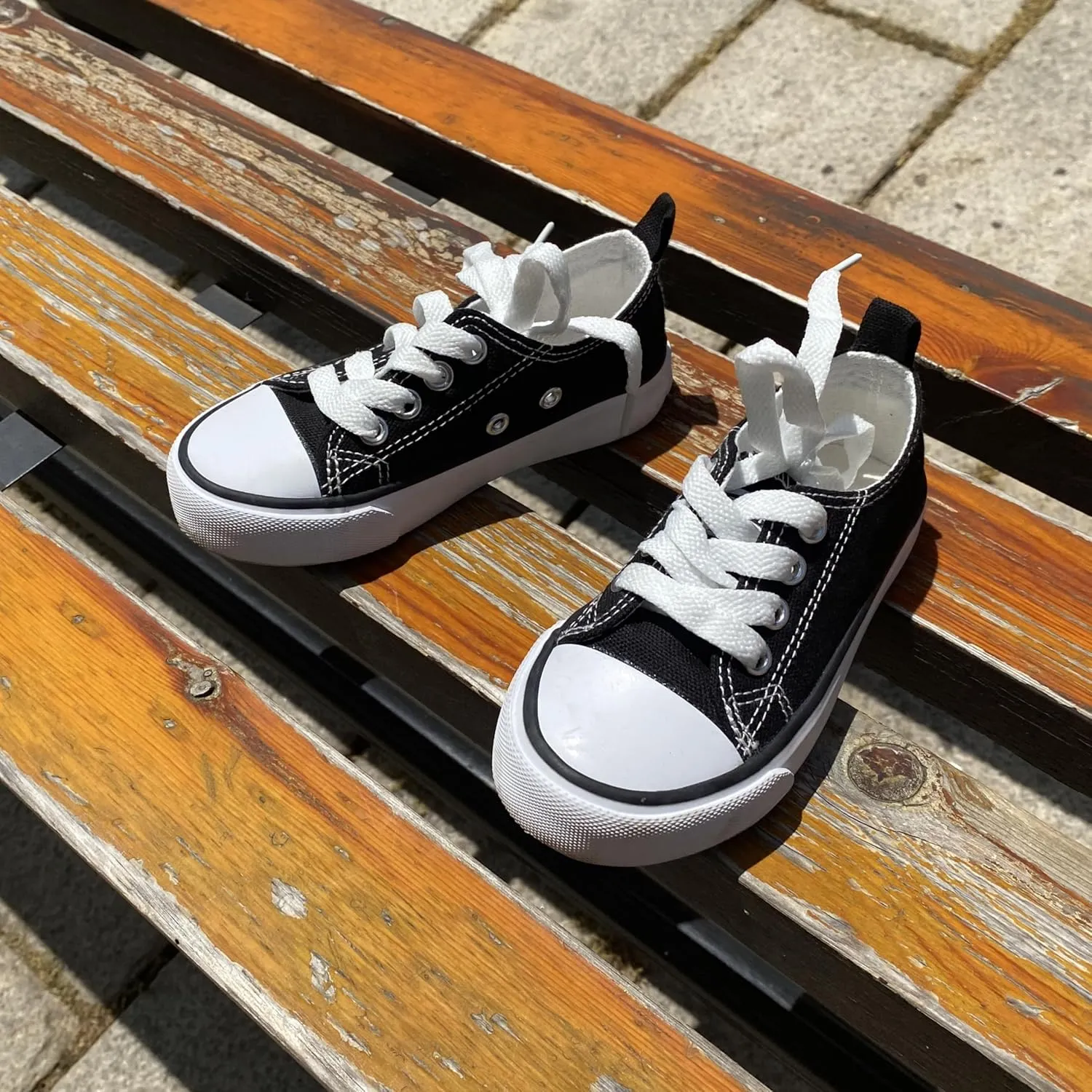 Boys Girls Sneakers Canvas Shoes Toddler Littler Kids Slip on School Walking Shoes