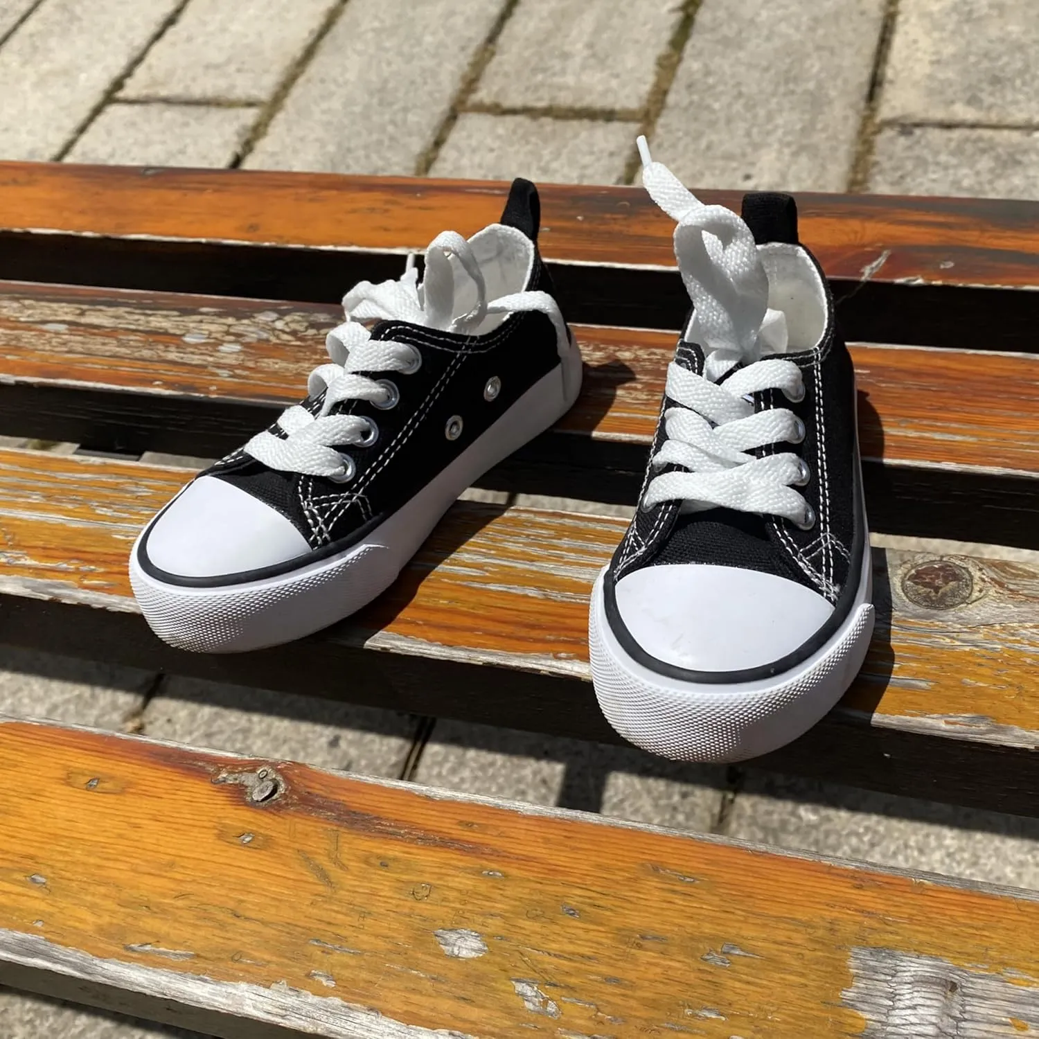 Boys Girls Sneakers Canvas Shoes Toddler Littler Kids Slip on School Walking Shoes