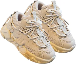 Boys Girls Sneakers Mesh Sports Shoes Breathable Lightweight Running Shoes for Kids Athletic Casual Shoes Fashion