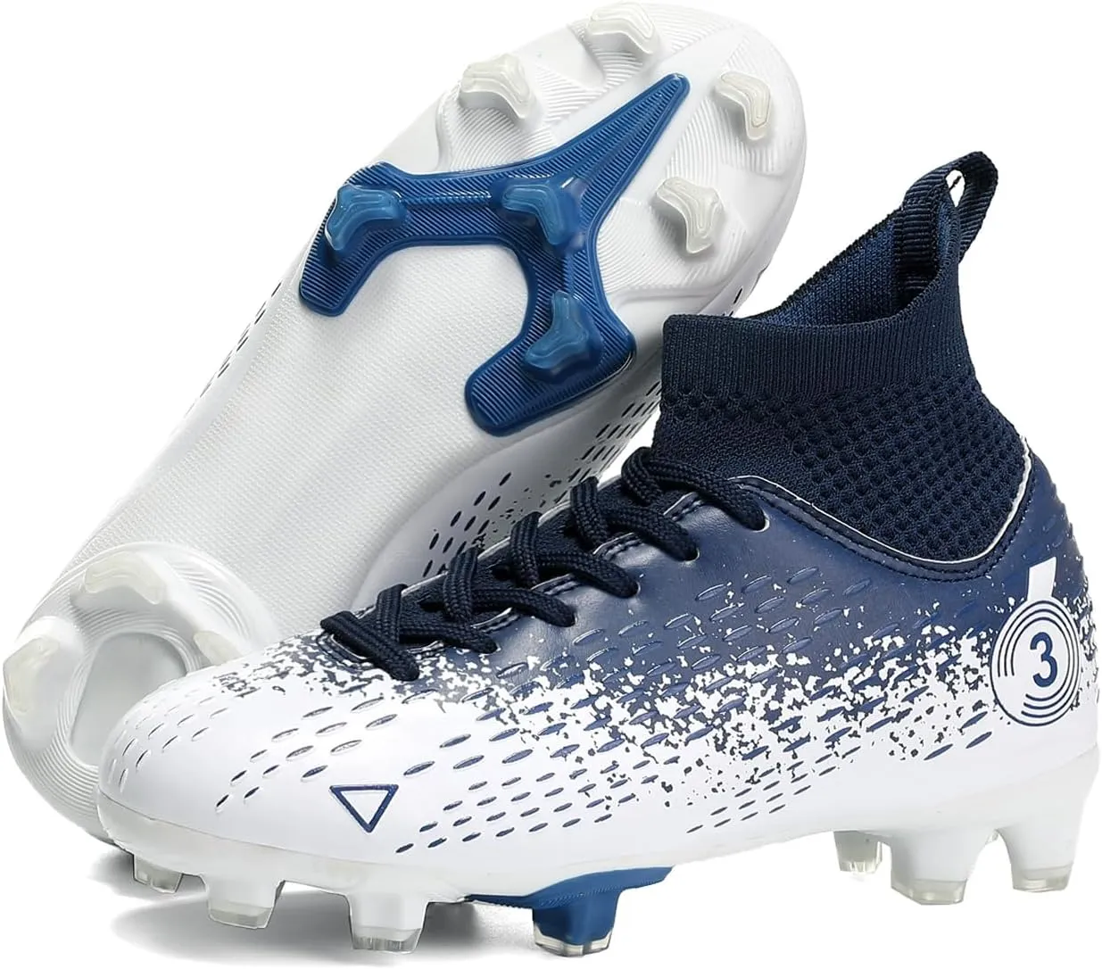 Boys gorls Soccer Cleats Shoes Kids Football clests (Toddler/Litter Kid/Big Kid)