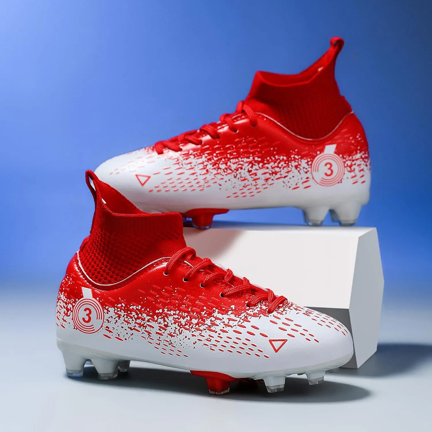 Boys gorls Soccer Cleats Shoes Kids Football clests (Toddler/Litter Kid/Big Kid)