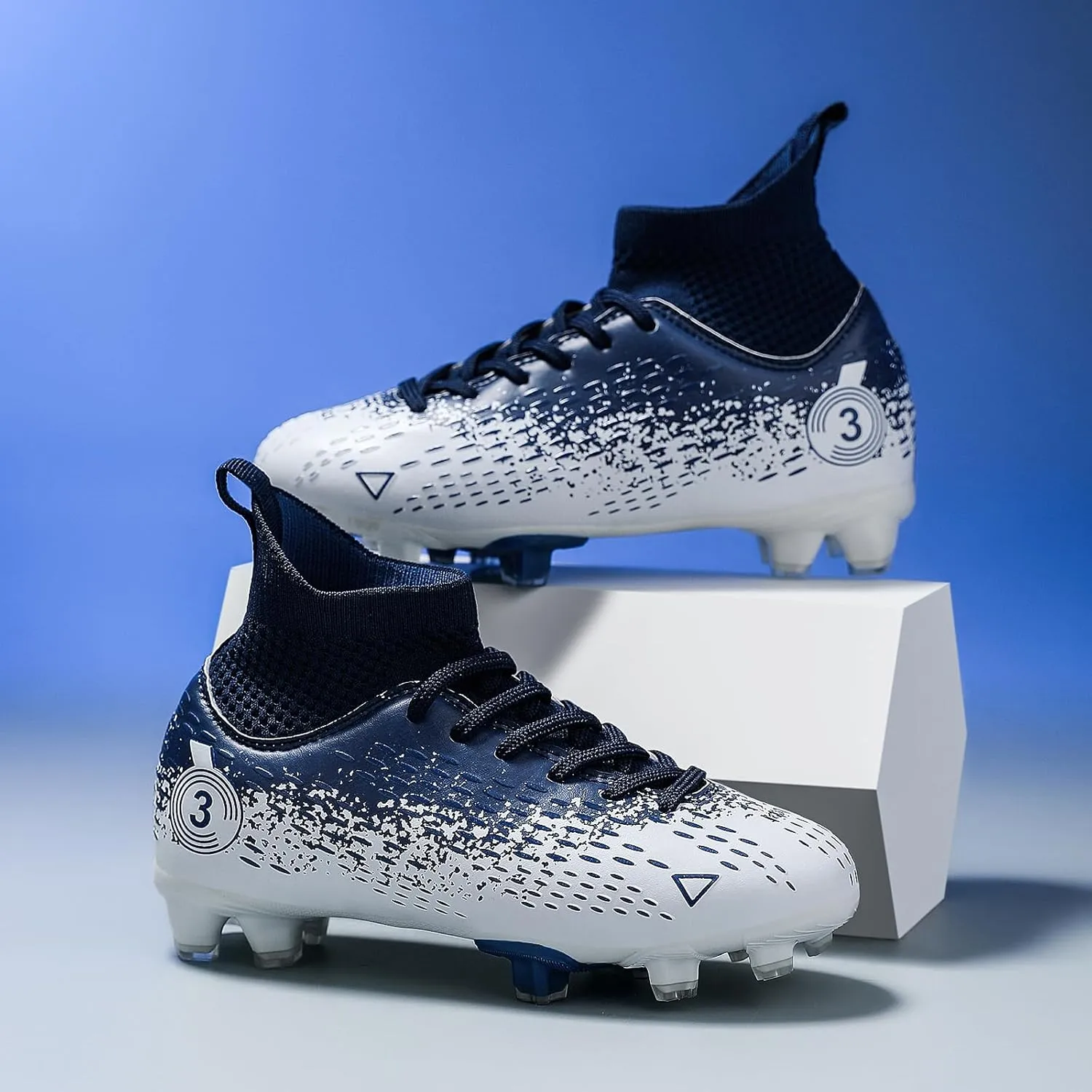Boys gorls Soccer Cleats Shoes Kids Football clests (Toddler/Litter Kid/Big Kid)