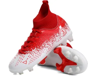 Boys gorls Soccer Cleats Shoes Kids Football clests (Toddler/Litter Kid/Big Kid)