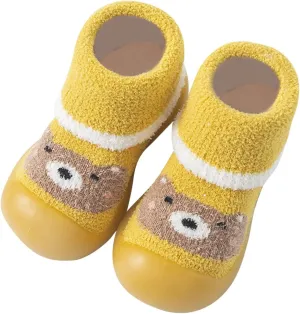 Boys School Shoes Toddler Kids Infant Newborn Baby Boys Girls Shoes First Thickened Warm Infant Shoes