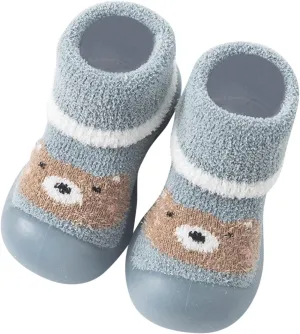 Boys School Shoes Toddler Kids Infant Newborn Baby Boys Girls Shoes First Thickened Warm Infant Shoes