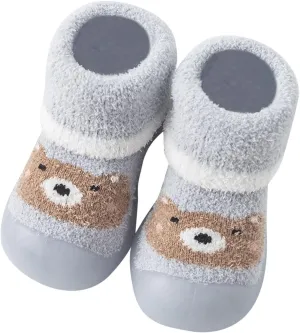 Boys School Shoes Toddler Kids Infant Newborn Baby Boys Girls Shoes First Thickened Warm Infant Shoes