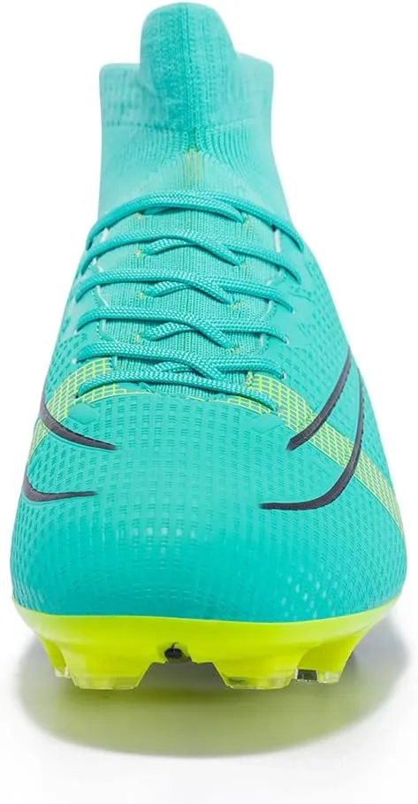 breooes Men’s Soccer Cleats Football Boots Professional Training Turf Mens Outdoor Indoor Sports Athletic Big Boy's Fashion Sneaker