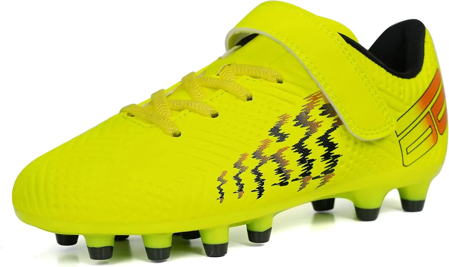 brooman Kids Firm Ground Soccer Cleats Boys Girls Football Shoes