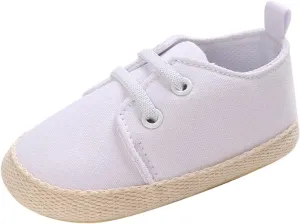 Children and Infants Toddler Shoes Spring and Autumn Boys and Girls Casual Shoes Light Flat Sole Solid Color White Comfortable and Simple Slip On Toddler Girl Shoe Size 5