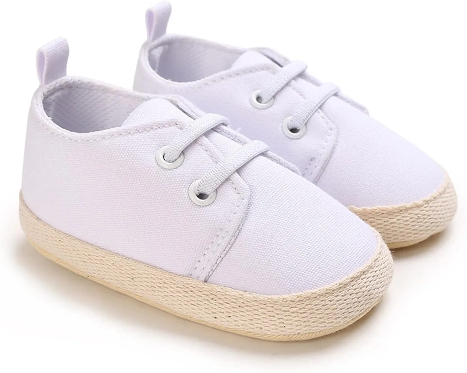 Children and Infants Toddler Shoes Spring and Autumn Boys and Girls Casual Shoes Light Flat Sole Solid Color White Comfortable and Simple Slip On Toddler Girl Shoe Size 5