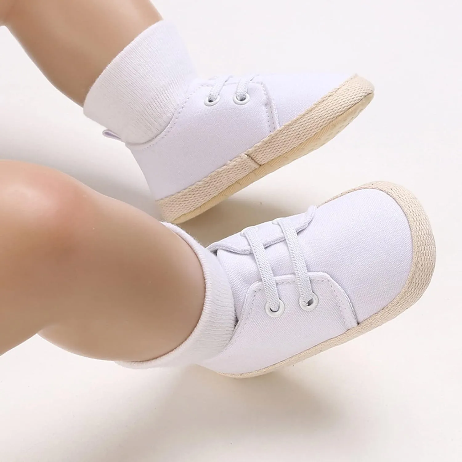 Children and Infants Toddler Shoes Spring and Autumn Boys and Girls Casual Shoes Light Flat Sole Solid Color White Comfortable and Simple Slip On Toddler Girl Shoe Size 5