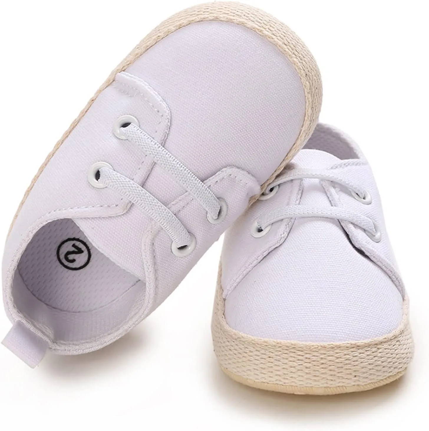 Children and Infants Toddler Shoes Spring and Autumn Boys and Girls Casual Shoes Light Flat Sole Solid Color White Comfortable and Simple Slip On Toddler Girl Shoe Size 5
