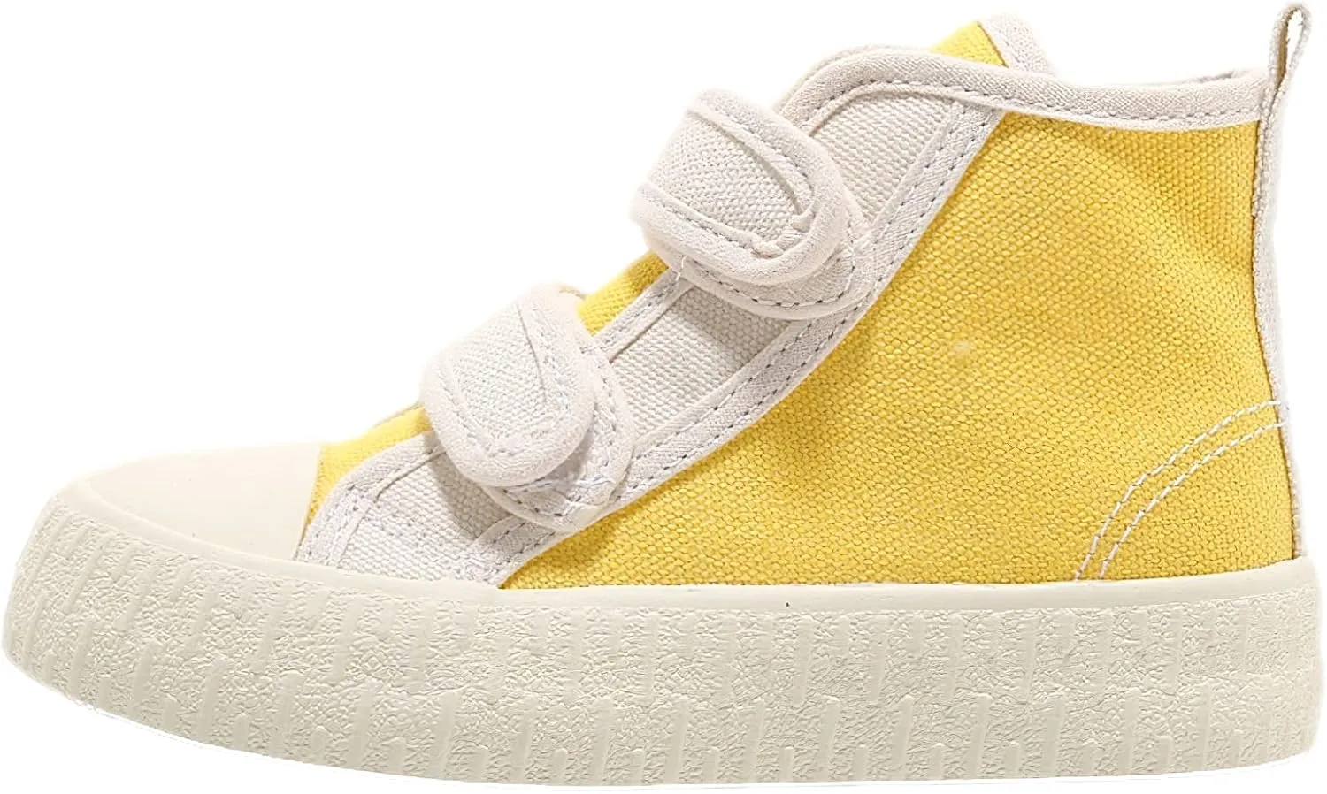 Children's Casual Canvas Shoes High Top Hook&Loop Sneakers for Boys and Girls