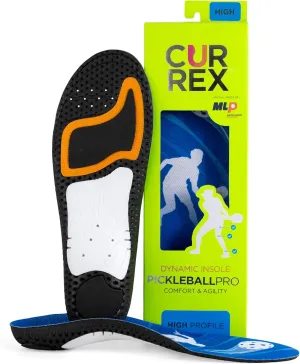 CURREX PICKLEBALLPRO Insoles for Pickleball Shoes – Arch Support Inserts w/Super Grip Surface & Premium Heel Cushioning, Helps Improve Foot Stability – for Men & Women– High Arch, Large
