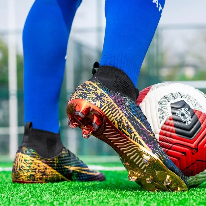 DHOVOR Men's Women's Soccer Cleats Youth Football Cleats Unisex Adult Athletics Football Trainers Football Shoes Teenagers Soccer Shoes