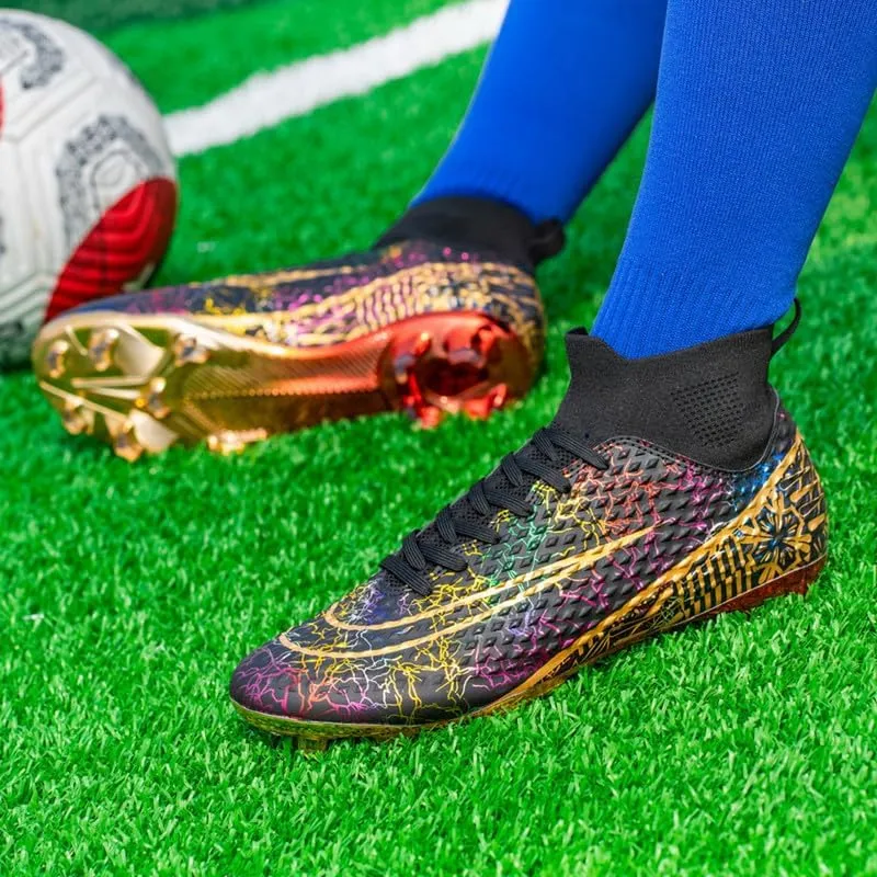 DHOVOR Men's Women's Soccer Cleats Youth Football Cleats Unisex Adult Athletics Football Trainers Football Shoes Teenagers Soccer Shoes