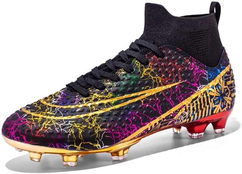 DHOVOR Men's Women's Soccer Cleats Youth Football Cleats Unisex Adult Athletics Football Trainers Football Shoes Teenagers Soccer Shoes