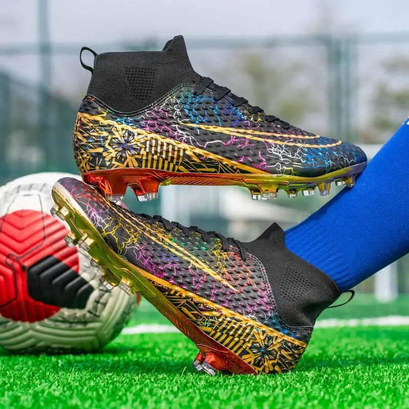DHOVOR Men's Women's Soccer Cleats Youth Football Cleats Unisex Adult Athletics Football Trainers Football Shoes Teenagers Soccer Shoes