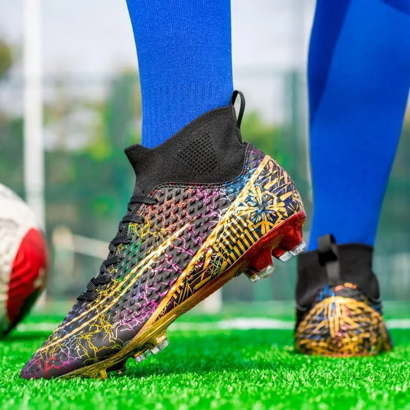 DHOVOR Men's Women's Soccer Cleats Youth Football Cleats Unisex Adult Athletics Football Trainers Football Shoes Teenagers Soccer Shoes
