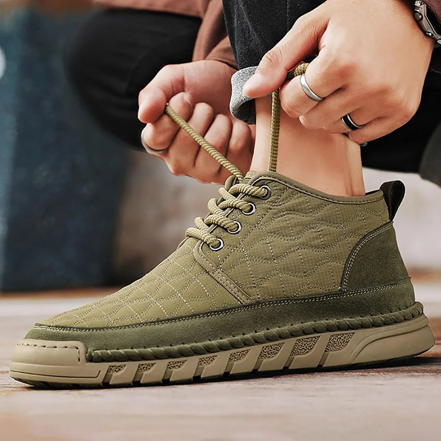 Dress Sneakers Men Womens Hiking Shoes Mens Casual Sneakers Lightweight Round Toe Slip On Casual Loafers for Women Wide Mens Slip On Sneakers Wide Width