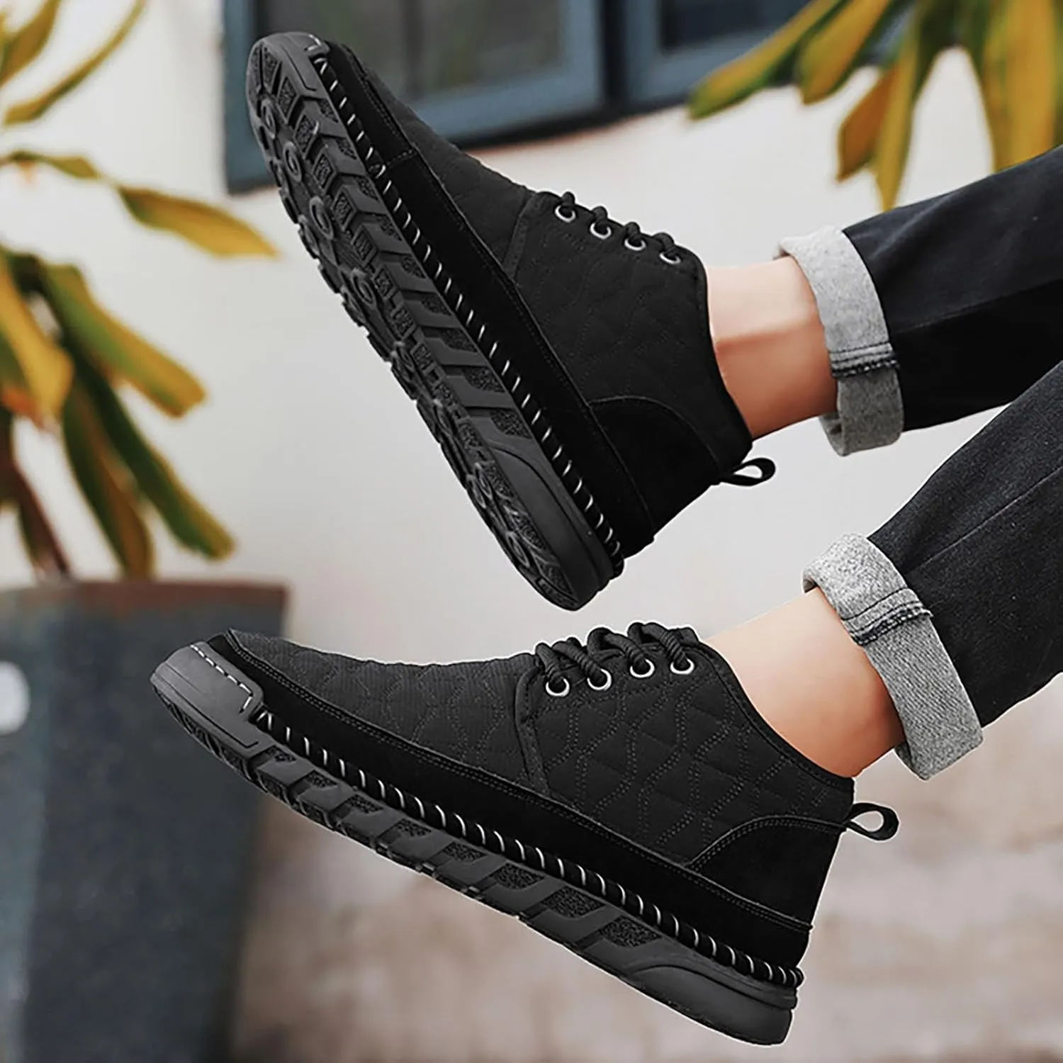 Dress Sneakers Men Womens Hiking Shoes Mens Casual Sneakers Lightweight Round Toe Slip On Casual Loafers for Women Wide Mens Slip On Sneakers Wide Width