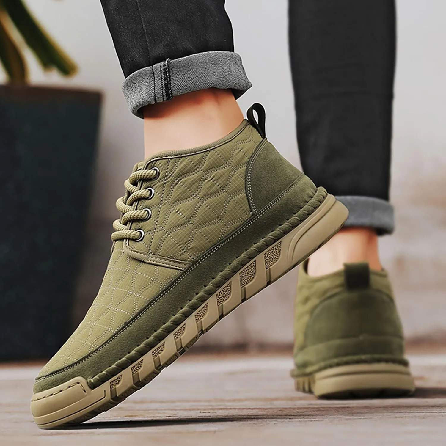 Dress Sneakers Men Womens Hiking Shoes Mens Casual Sneakers Lightweight Round Toe Slip On Casual Loafers for Women Wide Mens Slip On Sneakers Wide Width